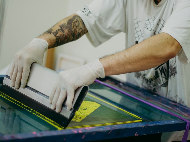 Screen and DTF print