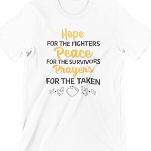 Hope Peace Prayers Printed T Shirt