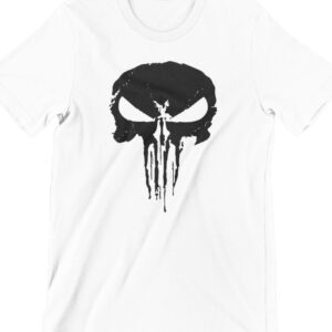 Skull Printed T Shirt