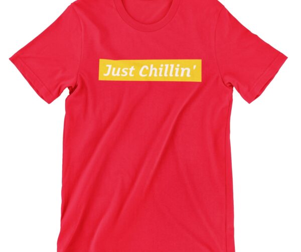 Just Chillin Printed T Shirt