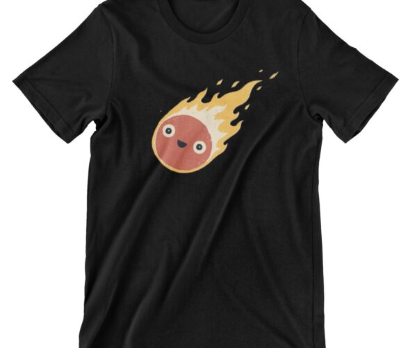 Fire Ball Printed T Shirt