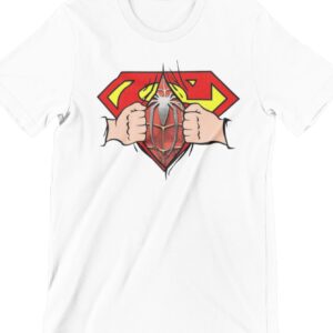 Super Spider Man Printed T Shirt