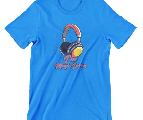 I'm Music Lover Printed T Shirt