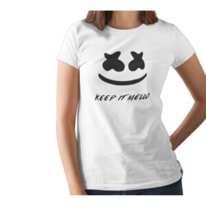 Keep It Mello Printed T Shirt  Women