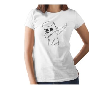 Marshmello Printed T Shirt  Women