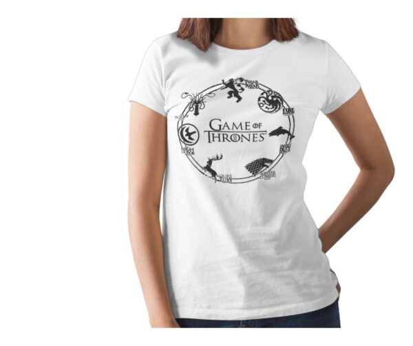 Games Of Thrones Printed T Shirt  Women