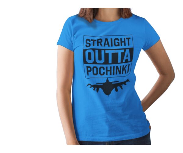 Straight Outta Pochinki Printed T Shirt  Women