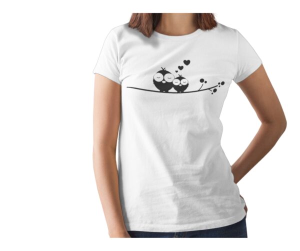 Two Bird Printed T Shirt  Women