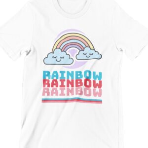 Rainbow Printed T Shirt